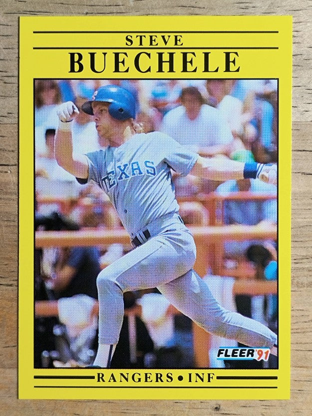 1991 Fleer #283 Steve Buechele