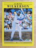 1991 Fleer #438 Curtis Wilkerson