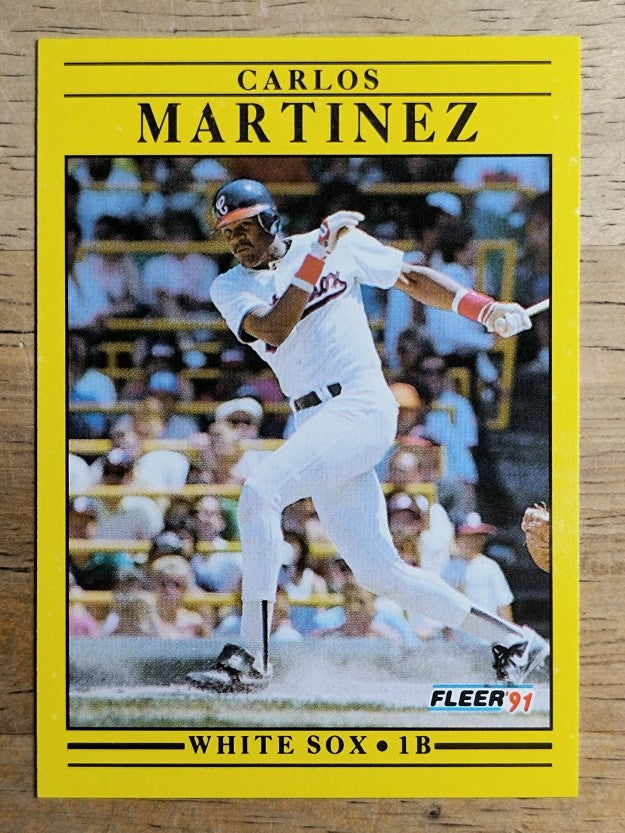 1991 Fleer #128 Carlos Martinez