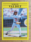 1991 Fleer #380 Sergio Valdez