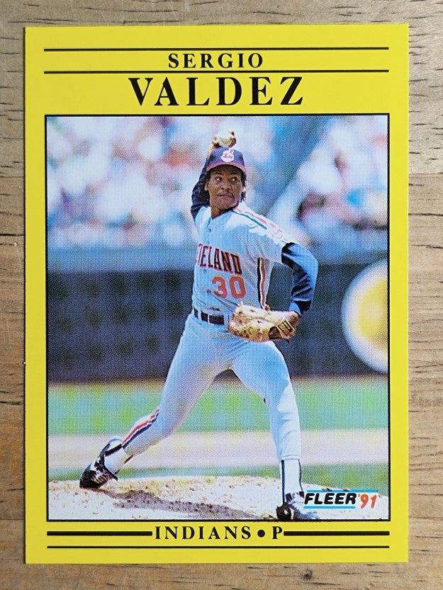 1991 Fleer #380 Sergio Valdez