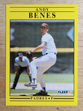 1991 Fleer #524 Andy Benes