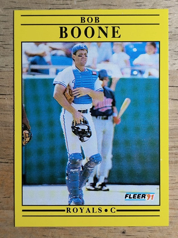 1991 Fleer #551 Bob Boone