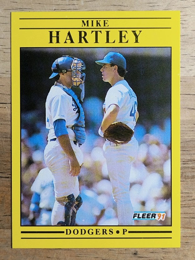 1991 Fleer #205 Mike Hartley
