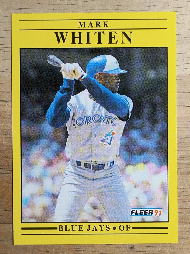 1991 Fleer #189 Mark Whiten