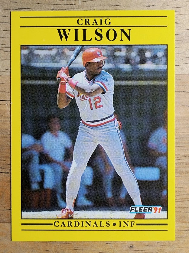 1991 Fleer #652 Craig Wilson RC