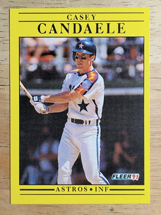 1991 Fleer #501 Casey Candaele