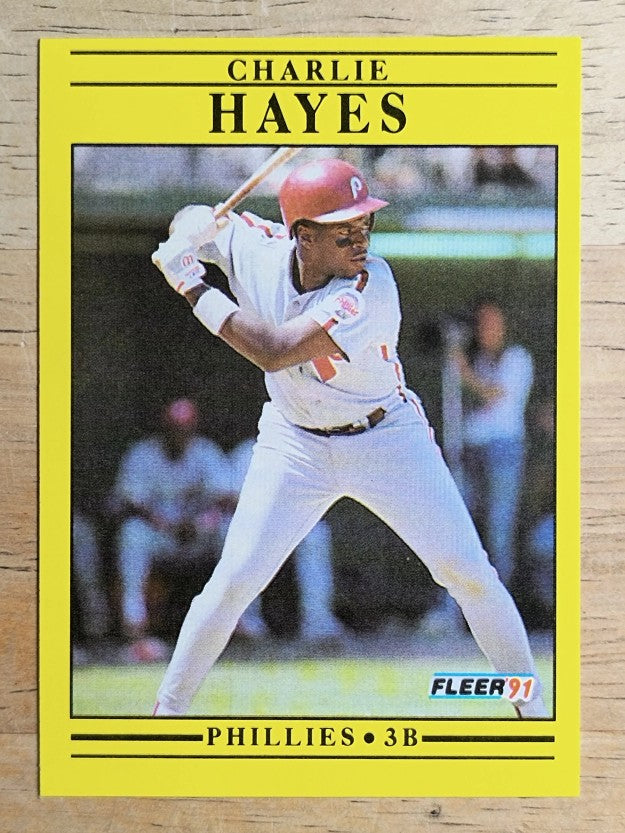 1991 Fleer #397 Charlie Hayes