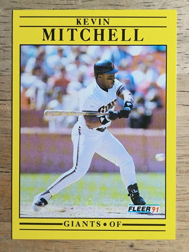 1991 Fleer #267 Kevin Mitchell