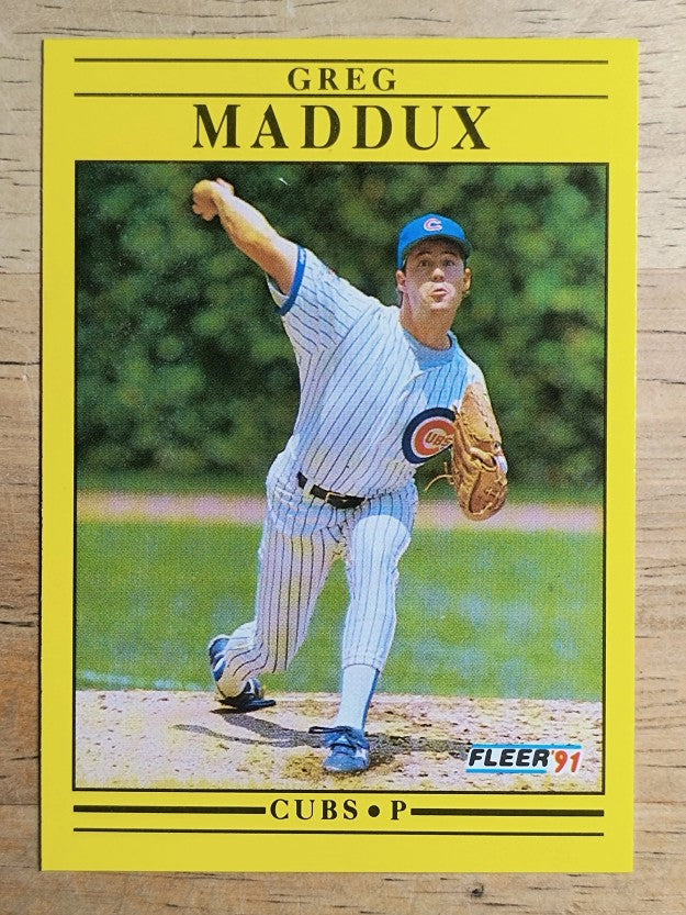 1991 Fleer #426 Greg Maddux