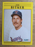 1991 Fleer #281 Joe Bitker RC