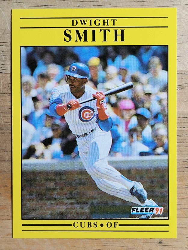 1991 Fleer #432 Dwight Smith