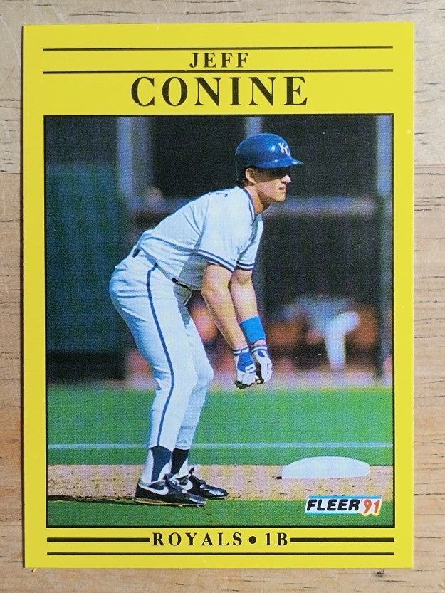 1991 Fleer #553 Jeff Conine RC
