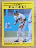 1991 Fleer #206 Mickey Hatcher