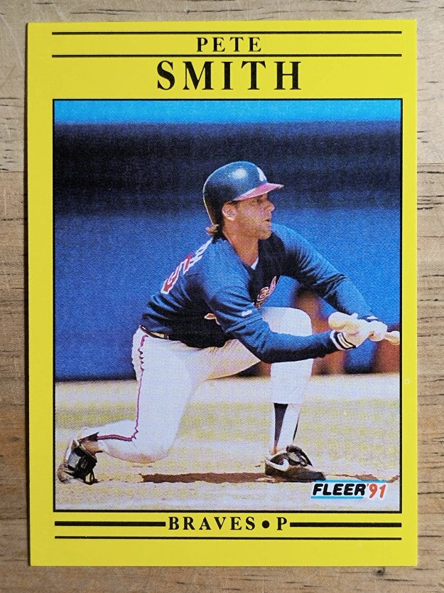 1991 Fleer #703 Pete Smith