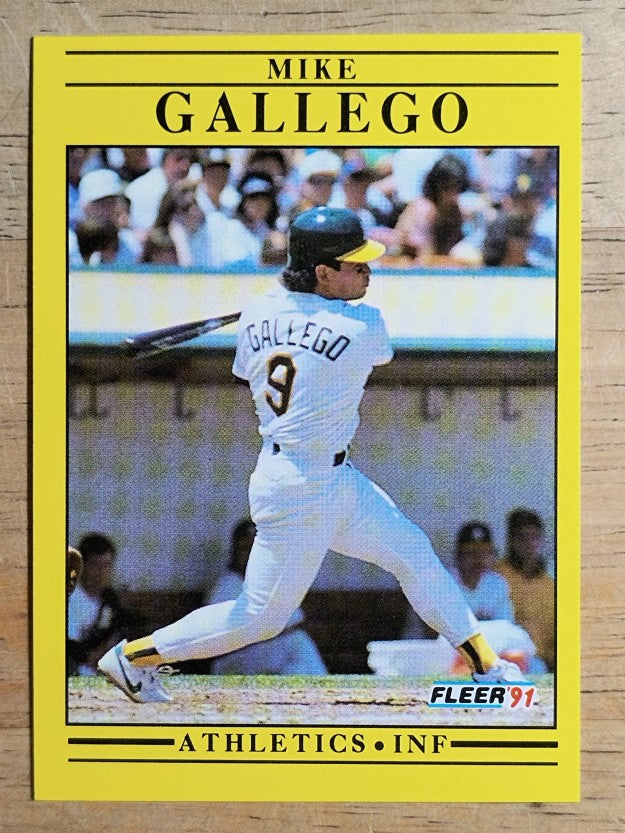1991 Fleer #7 Mike Gallego