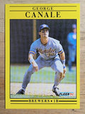 1991 Fleer #578 George Canale