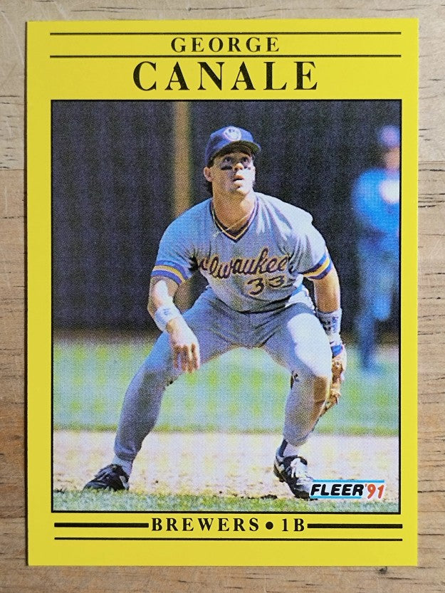 1991 Fleer #578 George Canale