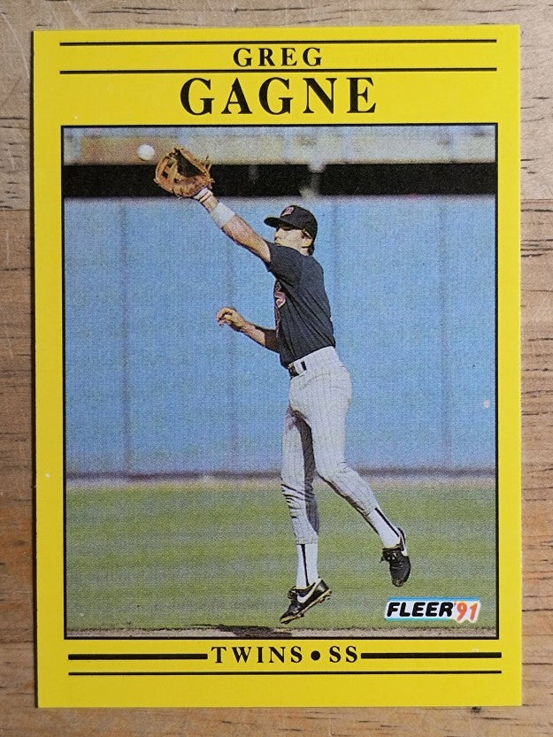 1991 Fleer #610 Greg Gagne