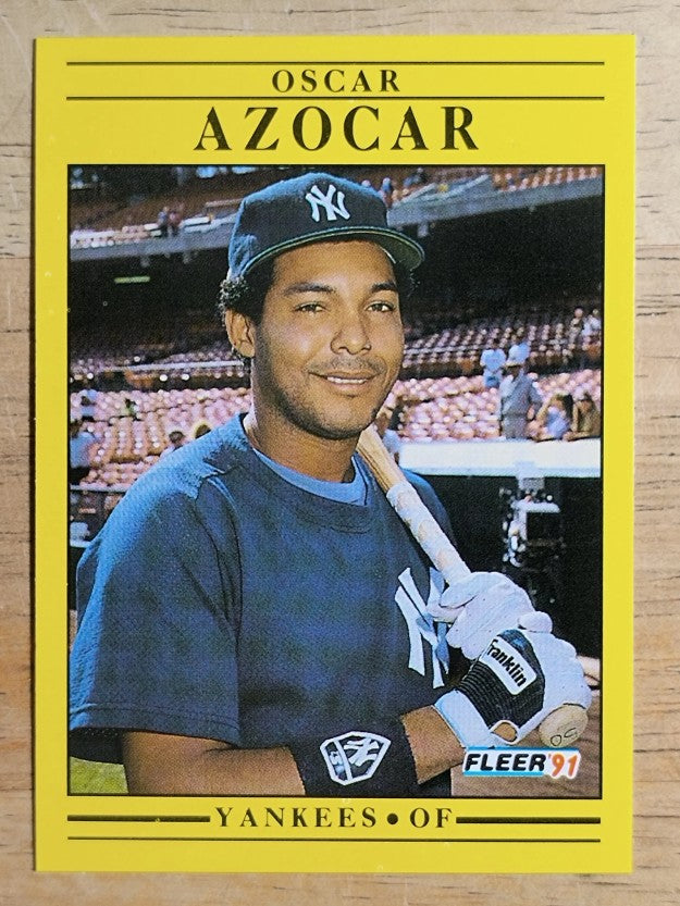 1991 Fleer #655 Oscar Azocar