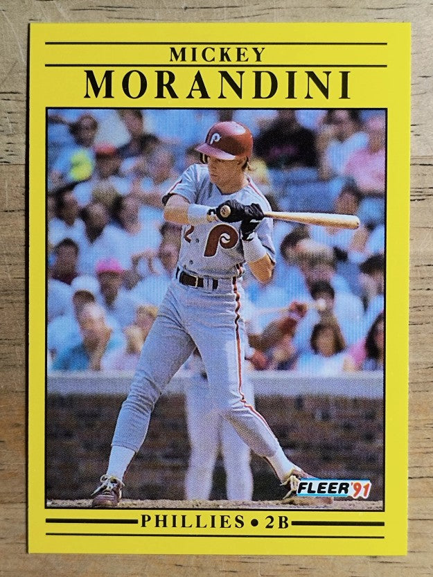 1991 Fleer #407 Mickey Morandini