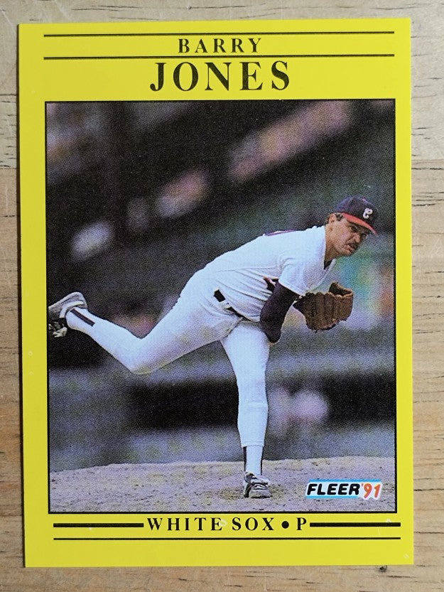 1991 Fleer #124 Barry Jones