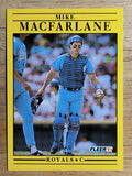 1991 Fleer #562 Mike Macfarlane