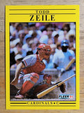 1991 Fleer #654 Todd Zeile