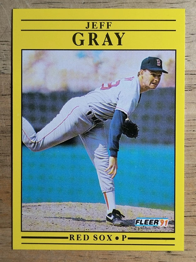 1991 Fleer #95 Jeff Gray RC