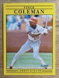 1991 Fleer #629 Vince Coleman