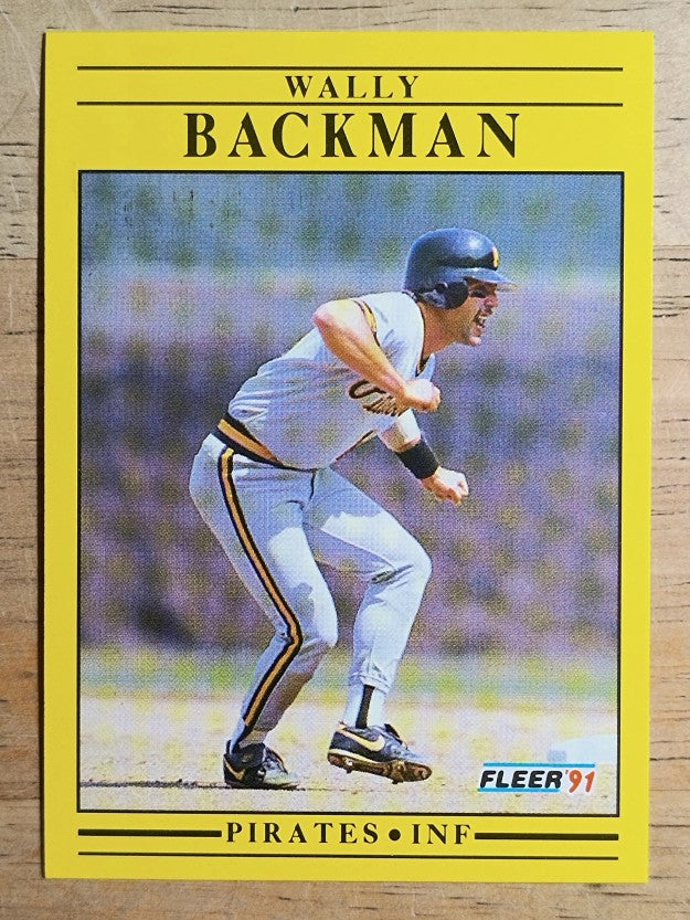 1991 Fleer #29 Wally Backman