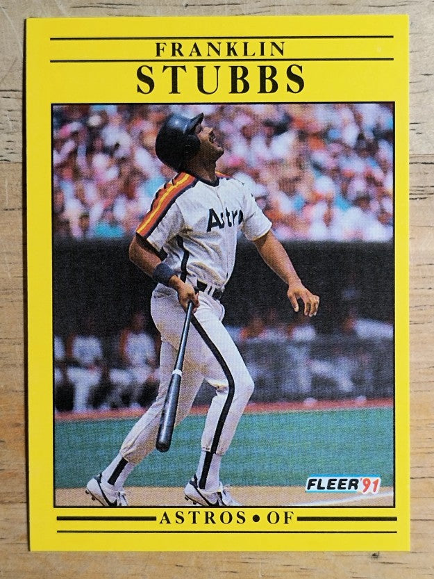 1991 Fleer #518 Franklin Stubbs