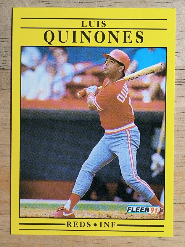 1991 Fleer #77 Luis Quinones