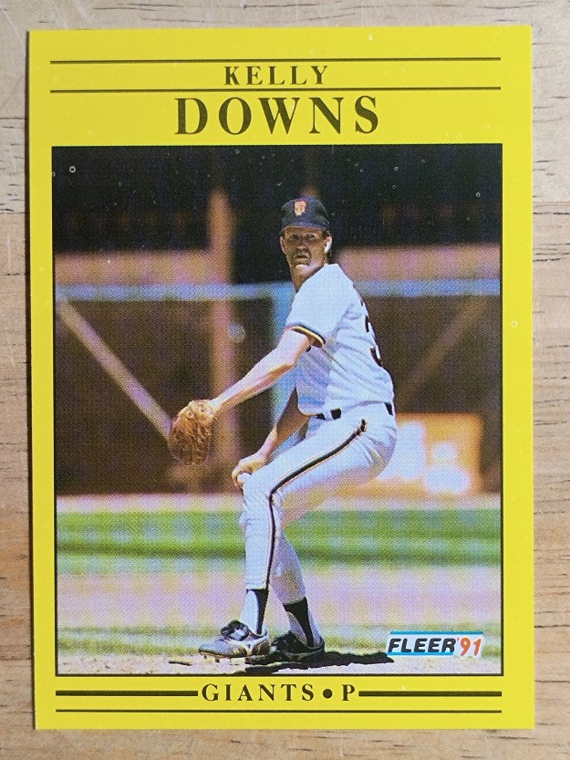 1991 Fleer #261 Kelly Downs
