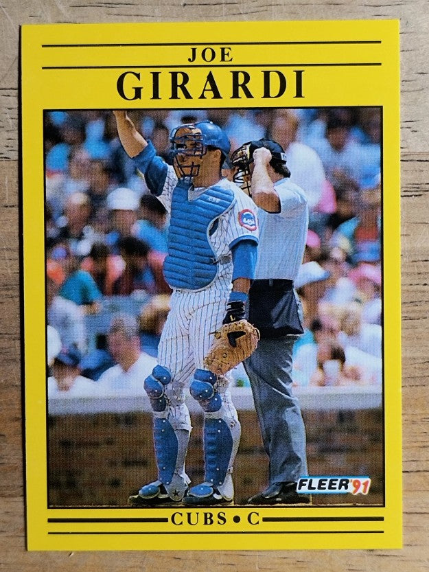 1991 Fleer #421 Joe Girardi