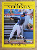 1991 Fleer #181 Rance Mulliniks
