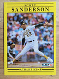 1991 Fleer #23 Scott Sanderson