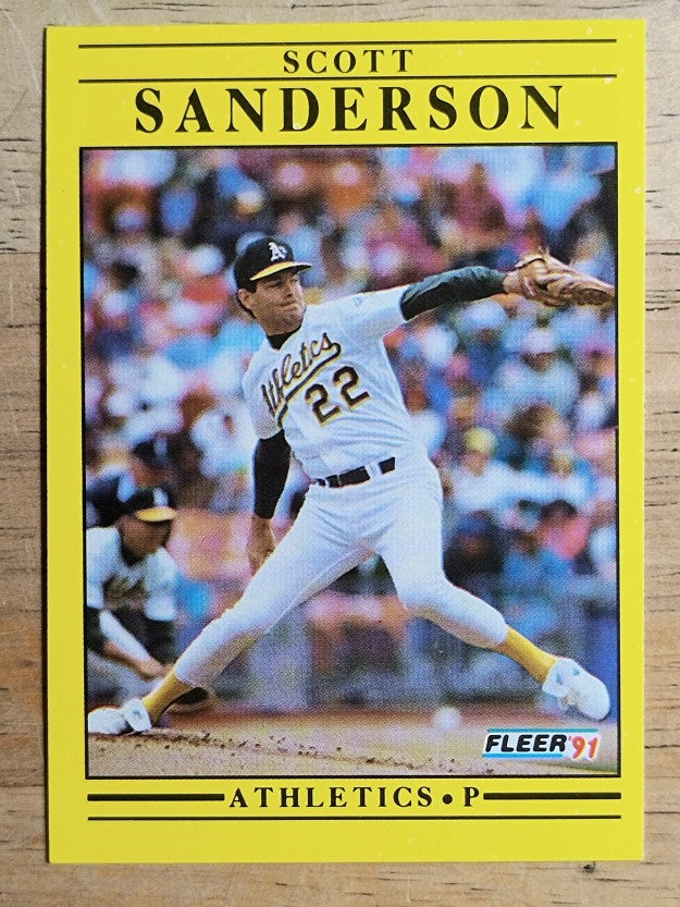 1991 Fleer #23 Scott Sanderson