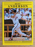 1991 Fleer #306 Kent Anderson
