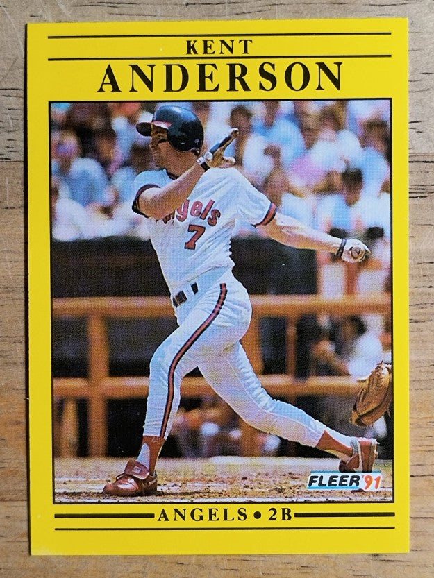 1991 Fleer #306 Kent Anderson