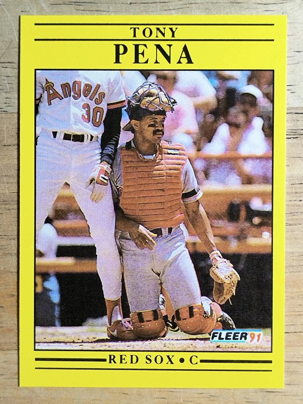 1991 Fleer #106 Tony Pena