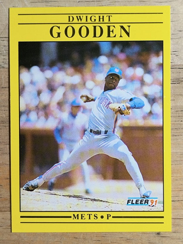 1991 Fleer #148 Dwight Gooden