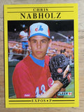 1991 Fleer #240 Chris Nabholz