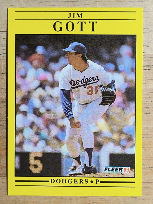 1991 Fleer #200 Jim Gott