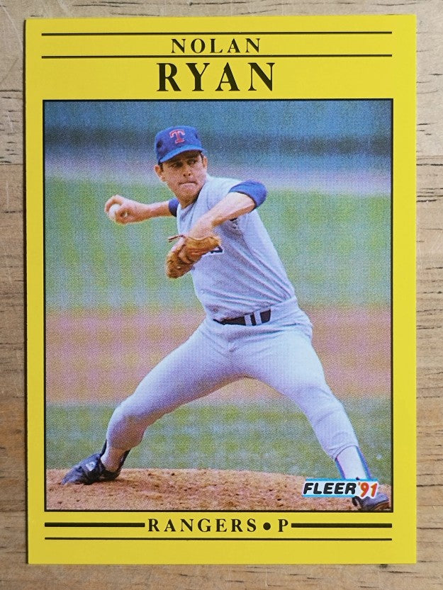 1991 Fleer #302 Nolan Ryan