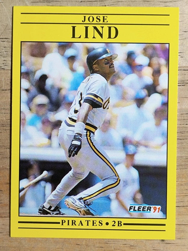 1991 Fleer #43 Jose Lind
