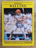1991 Fleer #651 Denny Walling
