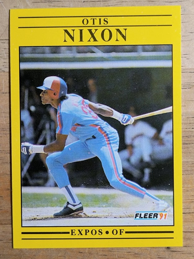 1991 Fleer #241 Otis Nixon