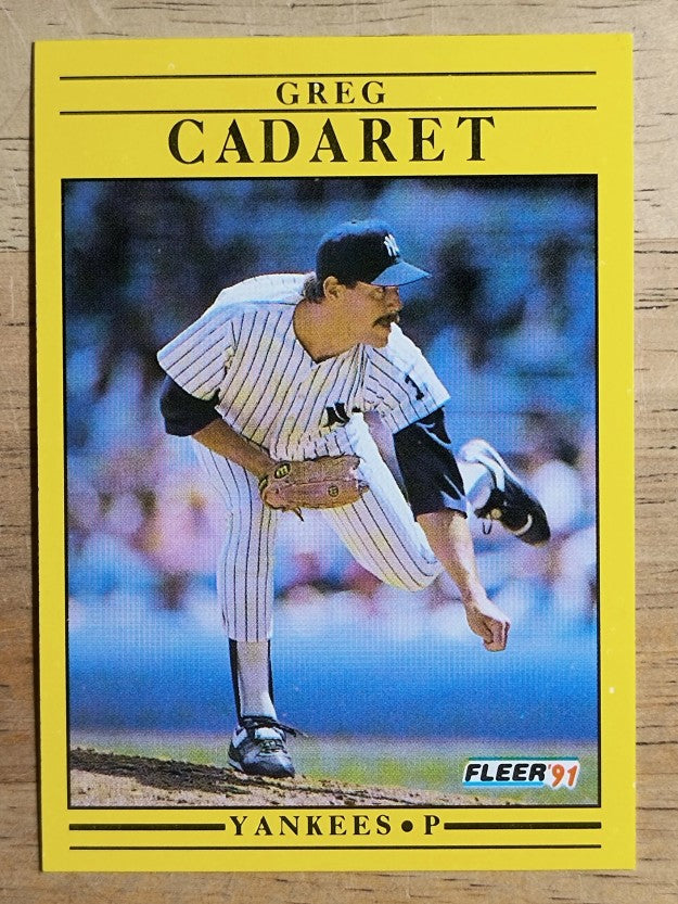 1991 Fleer #658 Greg Cadaret
