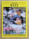 1991 Fleer #627 David West